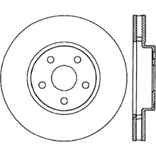 Load image into Gallery viewer, StopTech Sport Slotted (CRYO) 92-95 Toyota MR2 Front Right Slotted Rotor
