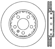 Load image into Gallery viewer, StopTech 03-05 VW Golf GTi (vented rear discs) Drilled Left Rear Rotor
