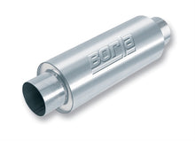 Load image into Gallery viewer, Borla 3.5in Tubing x 6.25in Diameter x 24in Length Multi-Core Center/Center Round Racing Muffler
