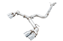 Load image into Gallery viewer, AWE Tuning Mk7 Golf R Track Edition Exhaust w/Chrome Silver Tips 102mm
