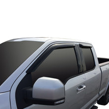 Load image into Gallery viewer, Westin 2015-2018 Ford F-150 SuperCab Wade Slim Wind Deflector 4pc - Smoke
