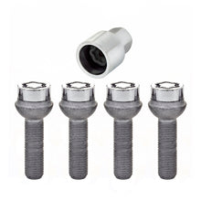 Load image into Gallery viewer, McGard Wheel Lock Bolt Set - 4pk. (Radius Seat) M12X1.5 / 17mm Hex / 39.9mm Shank Length - Chrome
