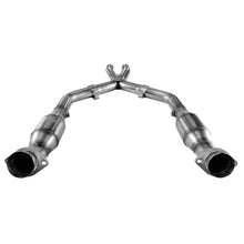 Load image into Gallery viewer, Kooks 05-10 Ford Mustang GT 4.6L 3V Auto/Manual 3in x 2 1/2in OEM Exhaust GREEN Cat X Pipe
