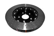 Load image into Gallery viewer, DBA 06-10 Jeep Grand Cherokee SRT8 Front 5000 Series Cross Drilled Rotor w/Black Hat
