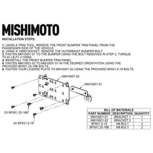 Load image into Gallery viewer, Mishimoto 2021+ Ford Bronco Plastic Bumper License Plate Relocation
