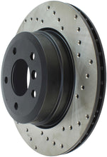 Load image into Gallery viewer, StopTech Sport Cross Drilled Brake Rotor - Rear Left
