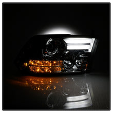 Load image into Gallery viewer, Spyder Dodge Ram 09-12 Projector Headlights Light Bar DRL Smoke PRO-YD-DR09-LBDRL-SM
