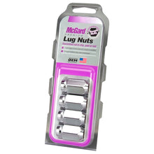 Load image into Gallery viewer, McGard Hex Lug Nut (Cone Seat) 1/2-20 / 13/16 Hex / 1.5in. Length (4-Pack) - Chrome

