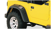Load image into Gallery viewer, Bushwacker 97-06 Jeep TJ Fender Flares Large Pocket Style Euro Ribicon Conversion Package - Black
