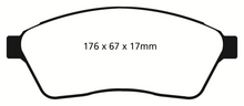 Load image into Gallery viewer, EBC 10-11 Cadillac SRX 2.8 Turbo Redstuff Front Brake Pads
