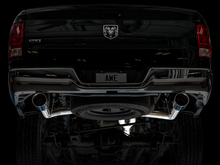 Load image into Gallery viewer, AWE Tuning 09-18 RAM 1500 5.7L (w/Cutouts) 0FG Dual Rear Exit Cat-Back Exhaust - Chrome Silver Tips

