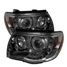 Load image into Gallery viewer, Spyder Toyota Tacoma 05-11 Projector Headlights LED Halo LED Smoke High H1 Low H1 PRO-YD-TT05-HL-SM
