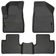 Load image into Gallery viewer, Husky Liners 14 Jeep Cherokee WeatherBeater Black Front and Second Seat Floor Liners
