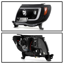 Load image into Gallery viewer, Spyder Toyota Tacoma 05-11 V2 High-Power LED Headlights - Black PRO-YD-TT05PL-BK

