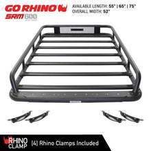 Load image into Gallery viewer, Go Rhino Universal 65in SRM 600 Basket Style Rack - Textured black
