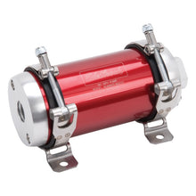 Load image into Gallery viewer, Edelbrock Fuel Pump Electric Quiet-Flo EFI 80 GPH -10 In -10 Out Red/Clear
