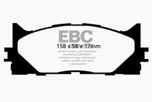 Load image into Gallery viewer, EBC 13+ Lexus ES300h 2.5 Hybrid Greenstuff Front Brake Pads
