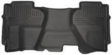 Load image into Gallery viewer, Husky Liners 07-13 Chevrolet Silverado 1500 Ext Cab WeatherBeater Black 2nd Seat Floor Liners

