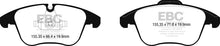 Load image into Gallery viewer, EBC 2016+ Jaguar XE 2.0L TD (180) Redstuff Front Brake Pads
