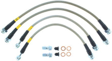 Load image into Gallery viewer, StopTech 07-08 Cadillac Escalade Stainless Steel Rear Brake Lines

