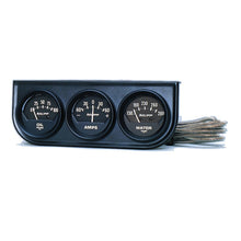 Load image into Gallery viewer, AutoMeter Gauge Console Oilp/Wtmp/Amp 2in. 100PSI/280 Deg. F/60A Blk Dial Blk Bzl Ag
