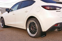 Load image into Gallery viewer, Rally Armor 14-18 Mazda3/Speed3 Black UR Mud Flap w/ White Logo

