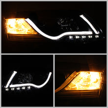 Load image into Gallery viewer, Spyder Audi A6 05-07 Projector Headlights Halogen Light Tube DRL Blk PRO-YD-ADA605-LTDRL-BK
