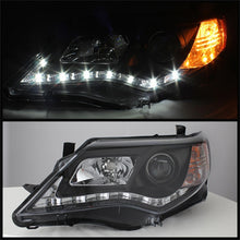 Load image into Gallery viewer, Spyder Toyota Camry 12-14 Projector Headlights DRL Blk High 9005 (Not Included PRO-YD-TCAM12-DRL-BK
