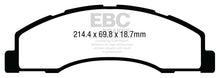 Load image into Gallery viewer, EBC 08+ Ford Econoline E150 4.6 Greenstuff Front Brake Pads
