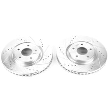 Load image into Gallery viewer, Power Stop 14-19 Nissan Rogue Front Evolution Drilled &amp; Slotted Rotors - Pair
