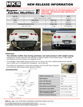 Load image into Gallery viewer, HKS SUPER TURBO MUFFLER TI BNR32 RB26DETT
