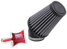 Load image into Gallery viewer, K&amp;N Universal Rubber Filter Round Tapered 3in Base OD x 2in Top OD x 4in H - 73-78 Honda ATC90
