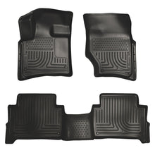 Load image into Gallery viewer, Husky Liners 07-14 Audi Q7 Weatherbeater Black Front &amp; 2nd Seat Floor Liners
