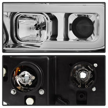 Load image into Gallery viewer, Spyder 07-13 Toyota Tundra V2 Light Bar DRL Projector Headlights - Chrome (PRO-YD-TTU07V2-LB-C)
