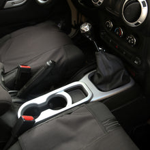 Load image into Gallery viewer, Rugged Ridge 11-18 Jeep Wrangler JK w/ Manual Transmission Silver Center Cup Console
