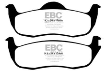 Load image into Gallery viewer, EBC 05-10 Jeep Commander 3.7 Greenstuff Rear Brake Pads
