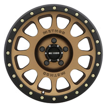 Load image into Gallery viewer, Method MR305 NV 17x8.5 0mm Offset 5x150 116.5mm CB Method Bronze/Black Street Loc Wheel
