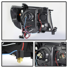 Load image into Gallery viewer, Spyder Toyota Tacoma 05-11 Projector Headlights LED Halo LED Blk Smke PRO-YD-TT05-HL-BSM
