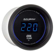 Load image into Gallery viewer, Autometer Cobalt Digital 52.4mm 0-340 deg F Oil Temperature Gauge
