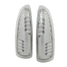 Load image into Gallery viewer, xTune Ford Superduty F250-F650 03-07 Amber LED Mirror Signal Lens - Clear ACC-LED-FDSD99-MR-C

