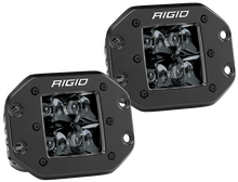 Load image into Gallery viewer, Rigid Industries D2 - Midnight Edition Flush Mount Spot Lights
