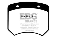 Load image into Gallery viewer, EBC 03-04 Morgan Aero 8 4.4 Redstuff Rear Brake Pads
