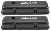 Load image into Gallery viewer, Edelbrock Valve Cover Signature Series Ford 1958-1976 FE V8 Black

