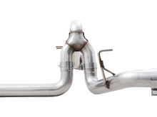 Load image into Gallery viewer, AWE 0FG 21+ Ford F150 Dual Split Rear Exhaust - 5in Chrome Silver Tips

