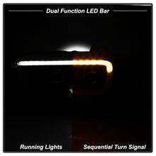 Load image into Gallery viewer, xTune 16-18 Toyota Tacoma SR/SR5 DRL Proj Headlights w/Turn Signal - Blk Smk (PRO-JH-TTA16-SR-BSM)
