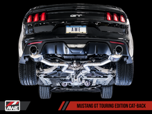 Load image into Gallery viewer, AWE Tuning S550 Mustang GT Cat-back Exhaust - Touring Edition (Chrome Silver Tips)
