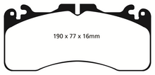 Load image into Gallery viewer, EBC 09+ Lexus LS460 4.6 Sport Yellowstuff Front Brake Pads
