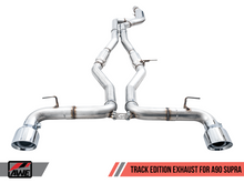 Load image into Gallery viewer, AWE Tuning 2020 Toyota Supra A90 Track Edition Exhaust - 5in Chrome Silver Tips
