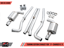 Load image into Gallery viewer, AWE Tuning 2017+ Dodge Charger 5.7L Touring Edition Exhaust - Non-Resonated - Chrome Silver Tips
