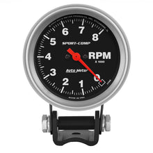 Load image into Gallery viewer, Autometer Standard 2-5/8in 8,000 RPM Pedestal Mount Tachometer Sport Comp
